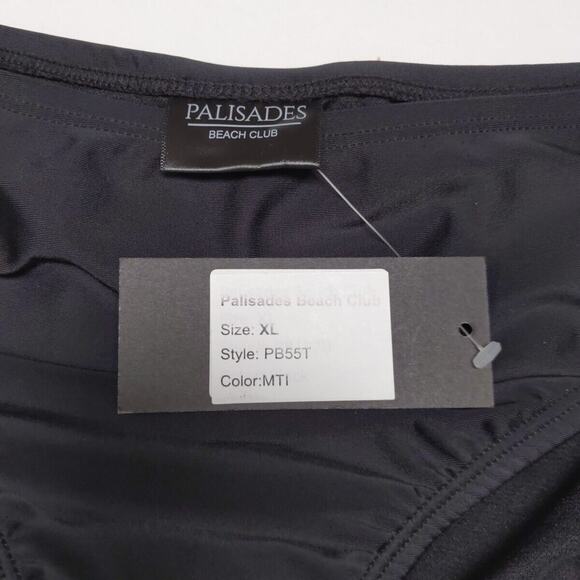 Palisades Beach Club Bikini Bottom Womens XL Solid Basic Black NEW NWT - Picture 9 of 9